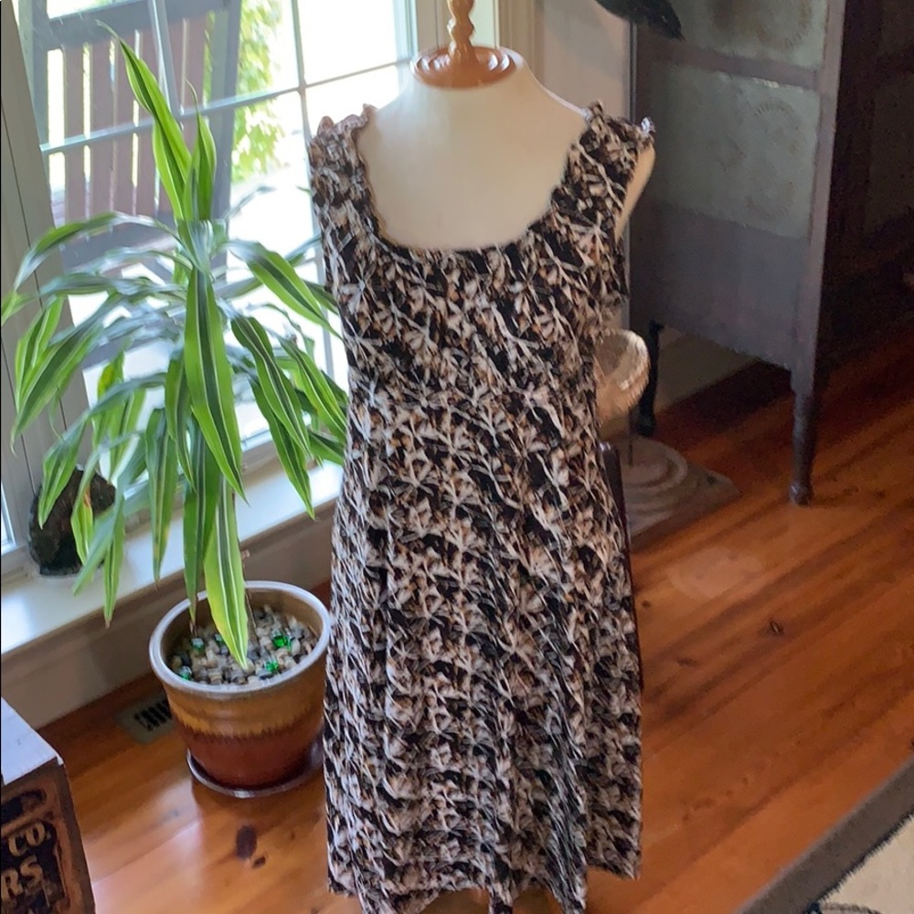Axcess Print Dress w/ String Tieback Medium
